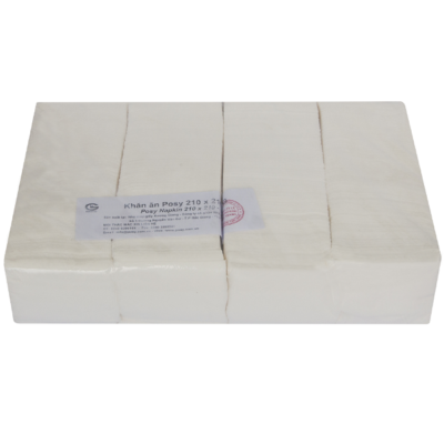 {MSC8} Giấy ăn Posy 210 x 210mm 1250 tờ (No Design)