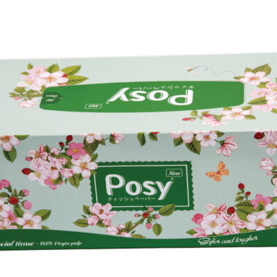 {MSD1} Giấy lụa hộp hoa Posy, 2 lớp 180 tờ (mẫu 1)