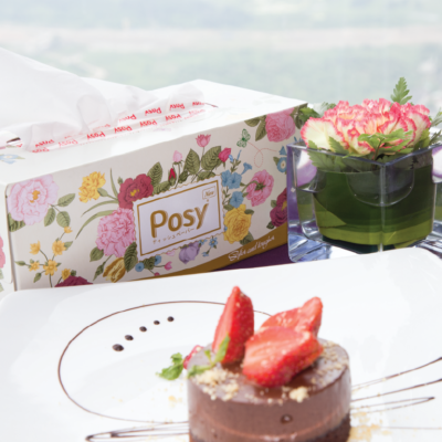 {MSD1} Giấy lụa hộp hoa Posy, 2 lớp 180 tờ (mẫu 1)