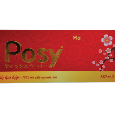 {MSD4} Giấy rút hộp Posy Facial, 2 lớp