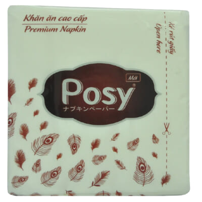 {MSC3} Giấy ăn Posy Premium 150 tờ, 01 lớp.