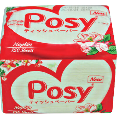 {MSC4} Giấy ăn rút Posy 100 tờ, 02 lớp
