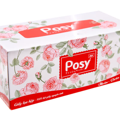 {MSD2} Giấy lụa hộp hoa Posy, 2 lớp 180 tờ (mẫu 2)
