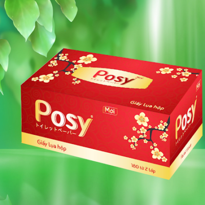 {MSD4} Giấy rút hộp Posy Facial, 2 lớp